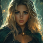 How to Create Captivating Fantasy Characters: Heroes, Villains, Legends. Blonde fantasy woman portrait.