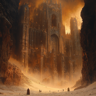 A Fantasy City Beneath the Sand