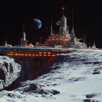 The Last Lunar Outpost on Earth's moon.