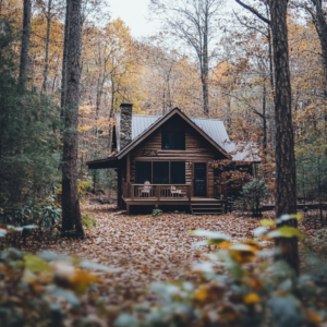 The Safe House. A secluded cabin in the woods.