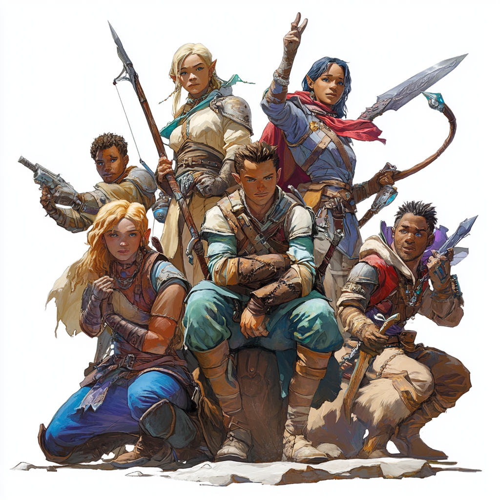 Building a Diverse and Interesting Supporting Cast. Group of fantasy adventureres.